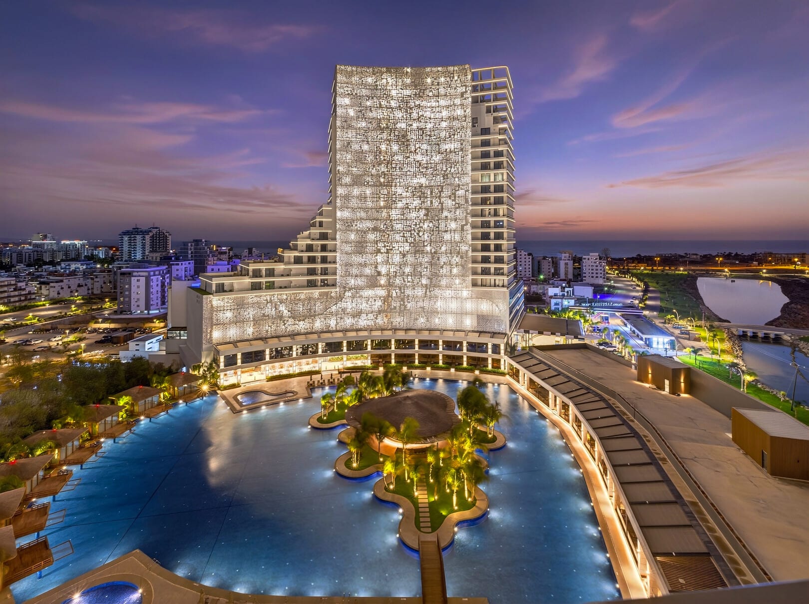 Luxury accommodation background