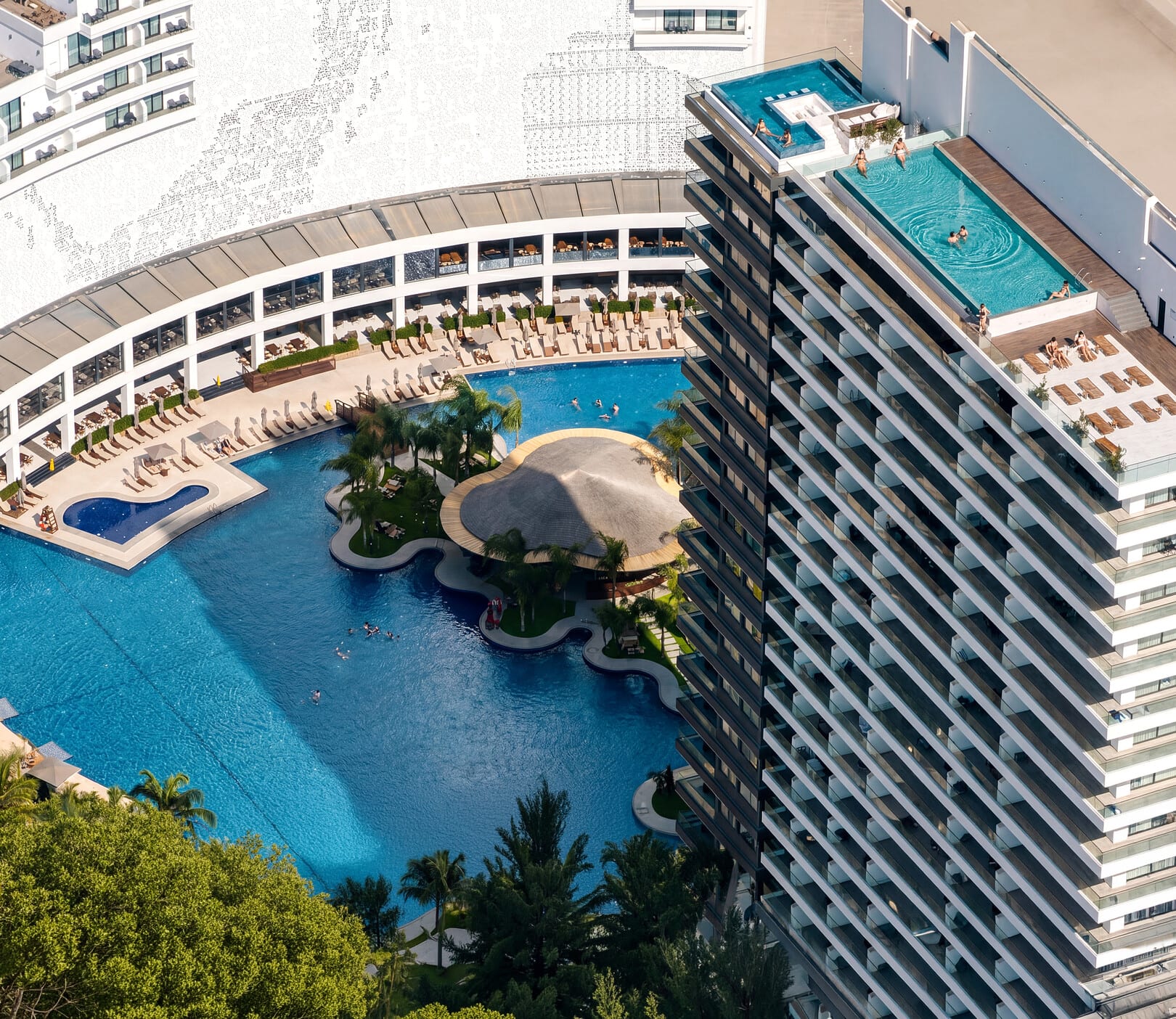 Luxury accommodation background